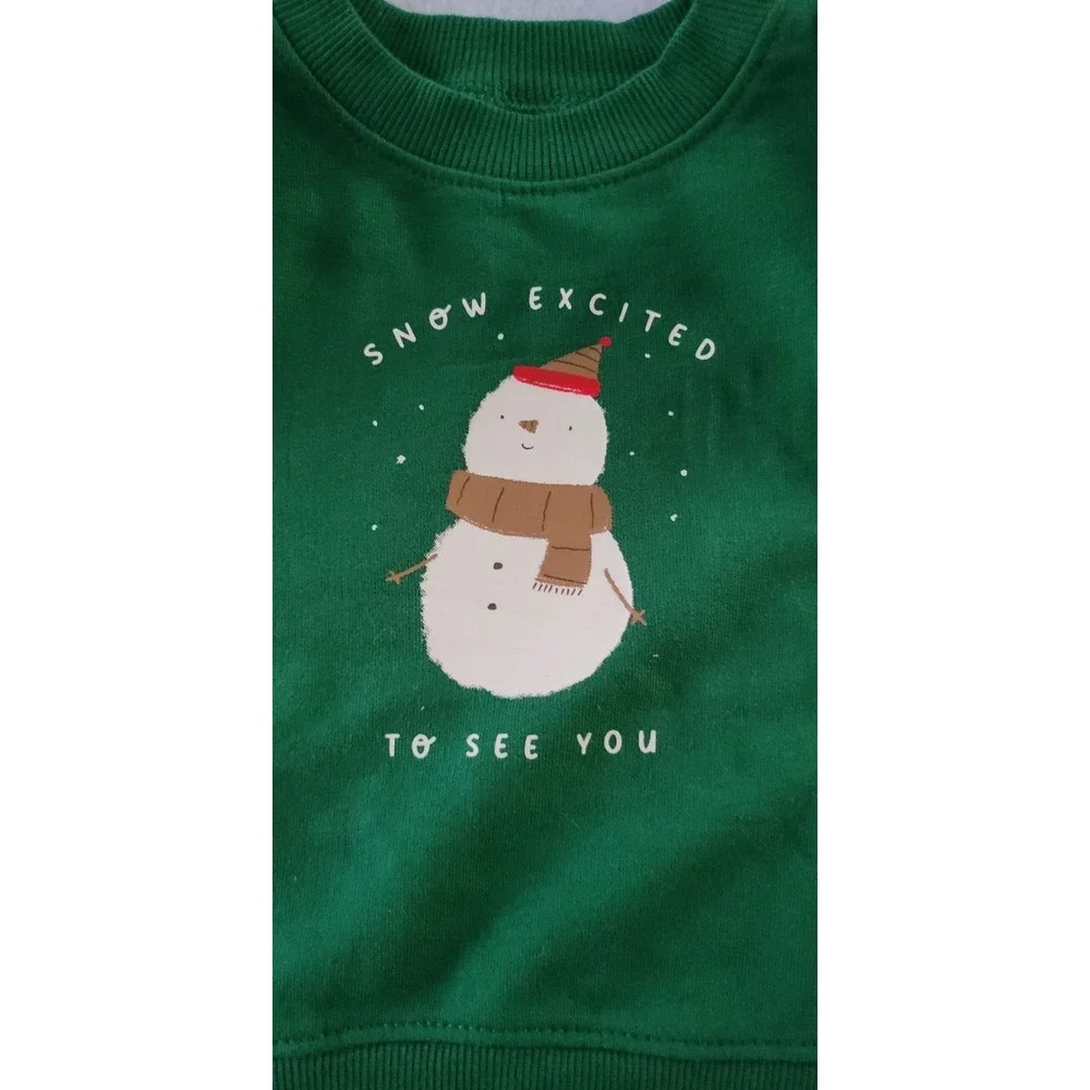 Carters Baby Boy‎ Christmas Clothes 6 Months Pants Shirt 2 PC Cute Winter Outfit
